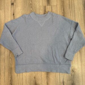 Aerie Light Blue Knit Sweater